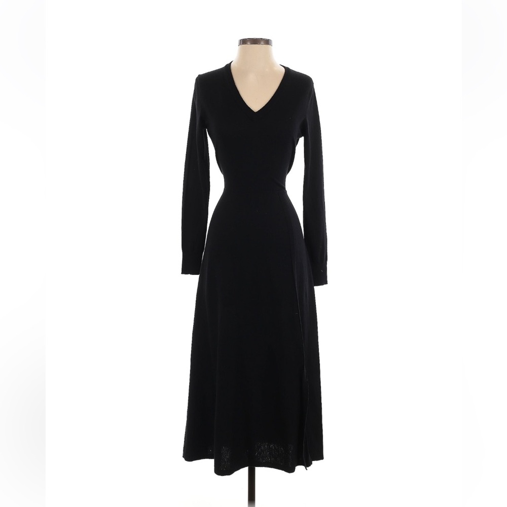 Calvin Klein Classic Black Long Sleeve sweater dress size small
